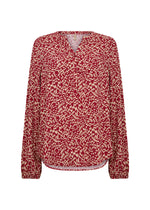 Load image into Gallery viewer, Red Printed Blouse
