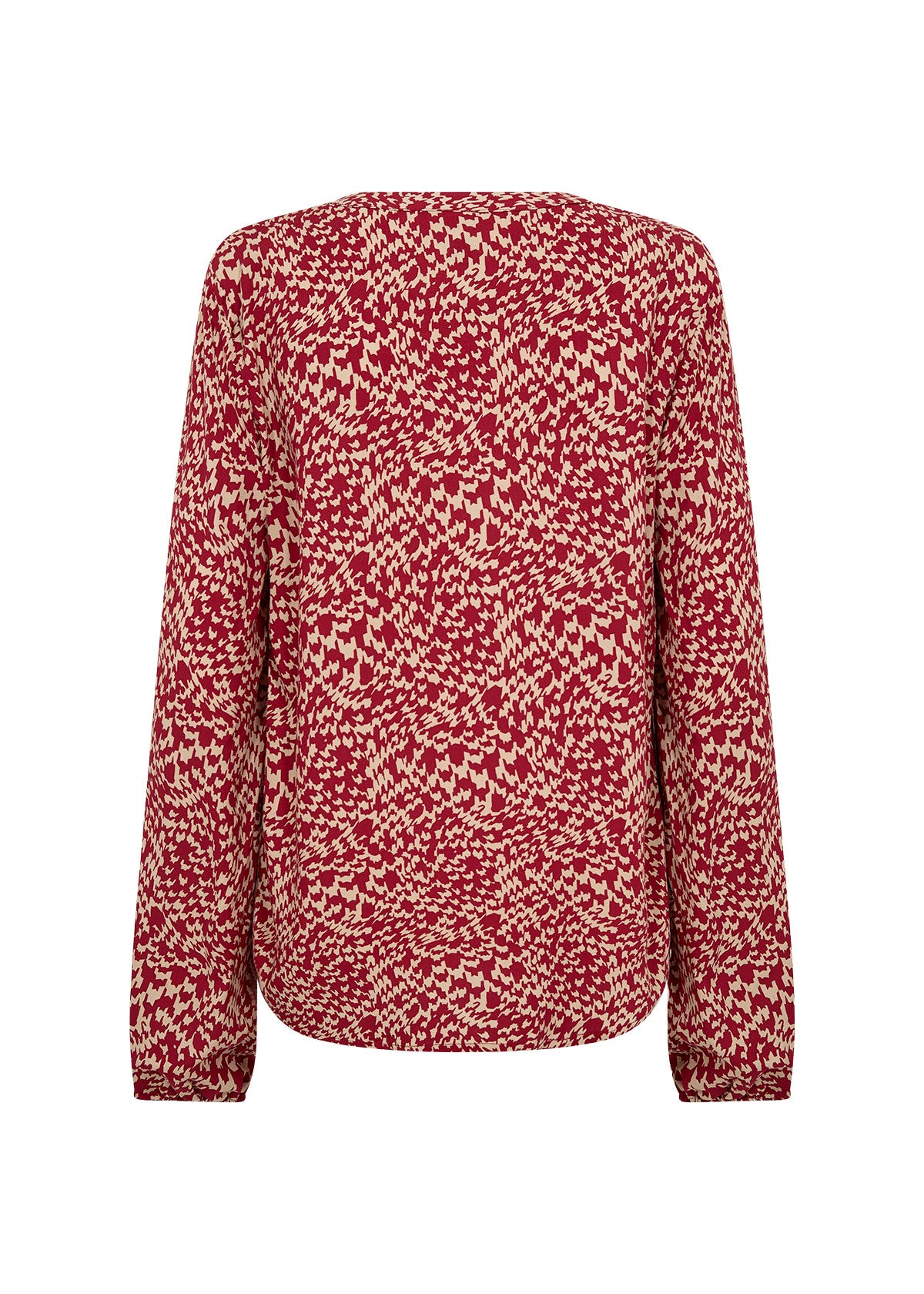 Red Printed Blouse