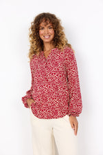 Load image into Gallery viewer, Red Printed Blouse
