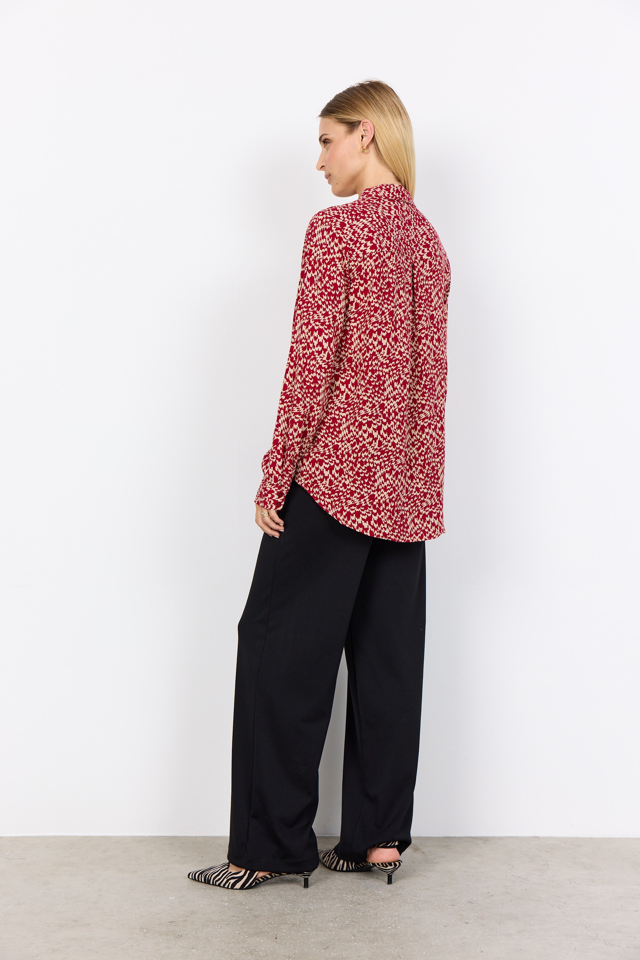 Red Patterned Shirt
