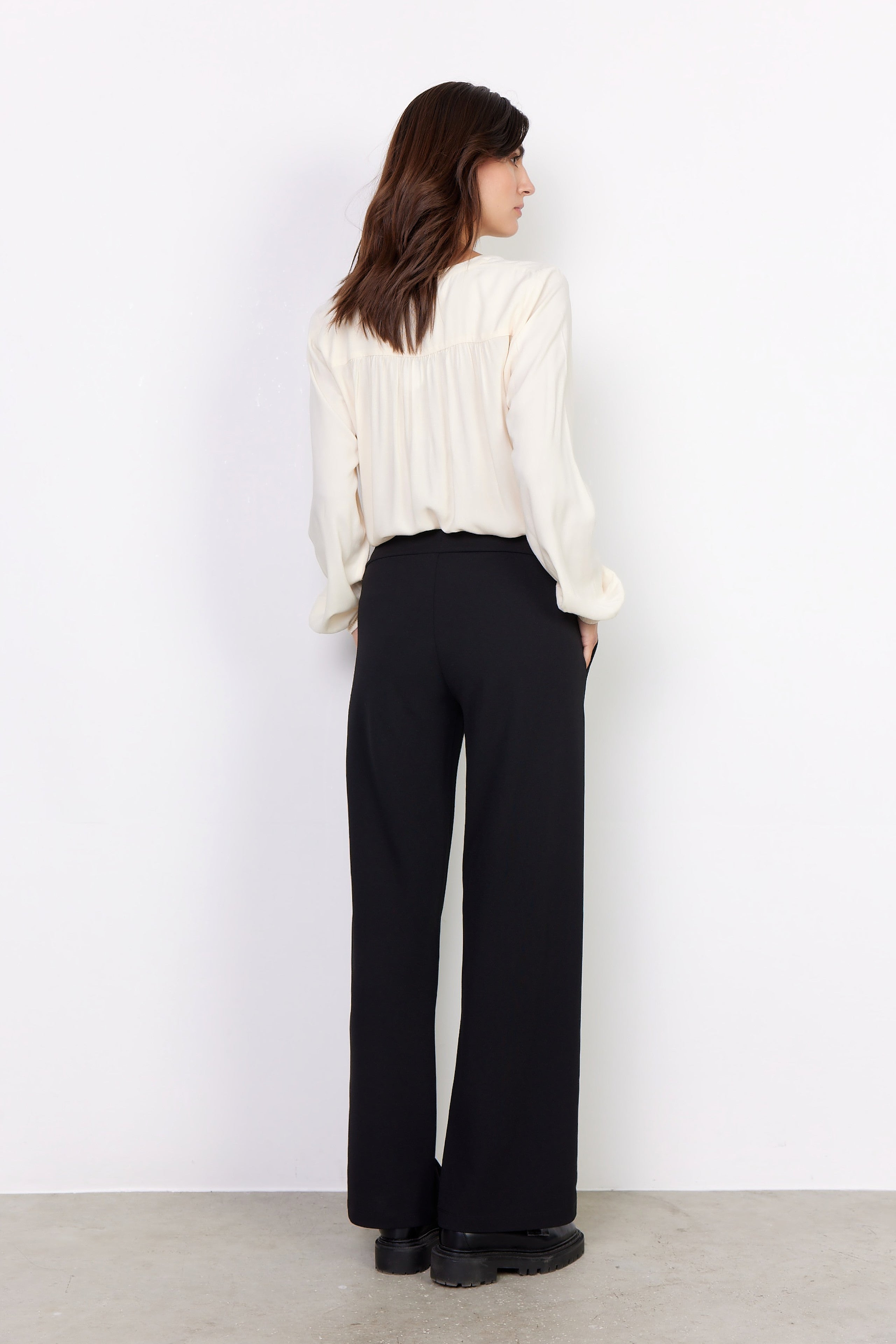 Black Wide Leg Trouser