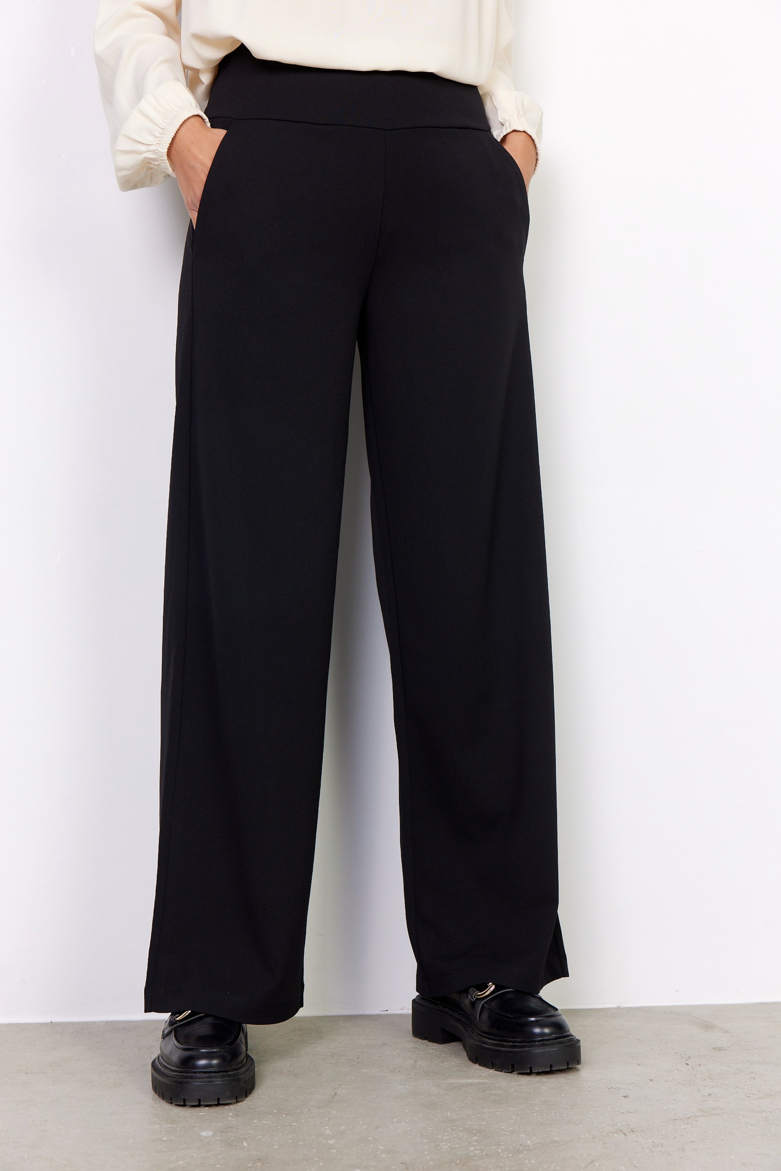 Black Wide Leg Trouser
