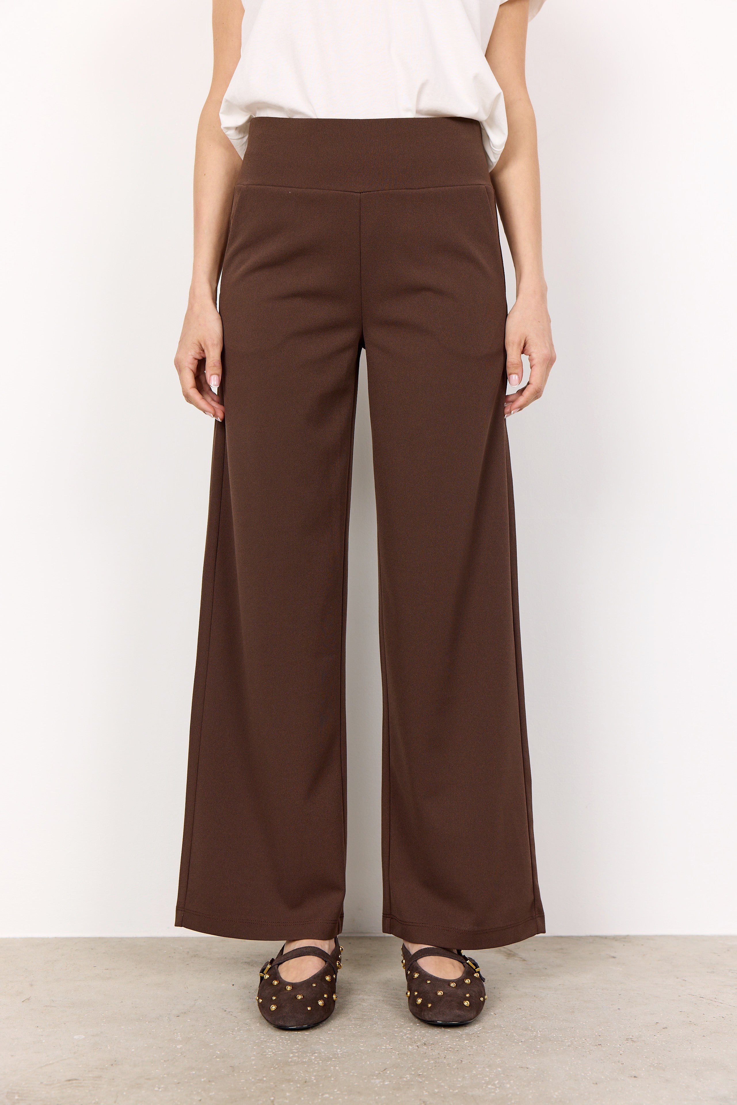 Chocolate Wide Leg Trouser
