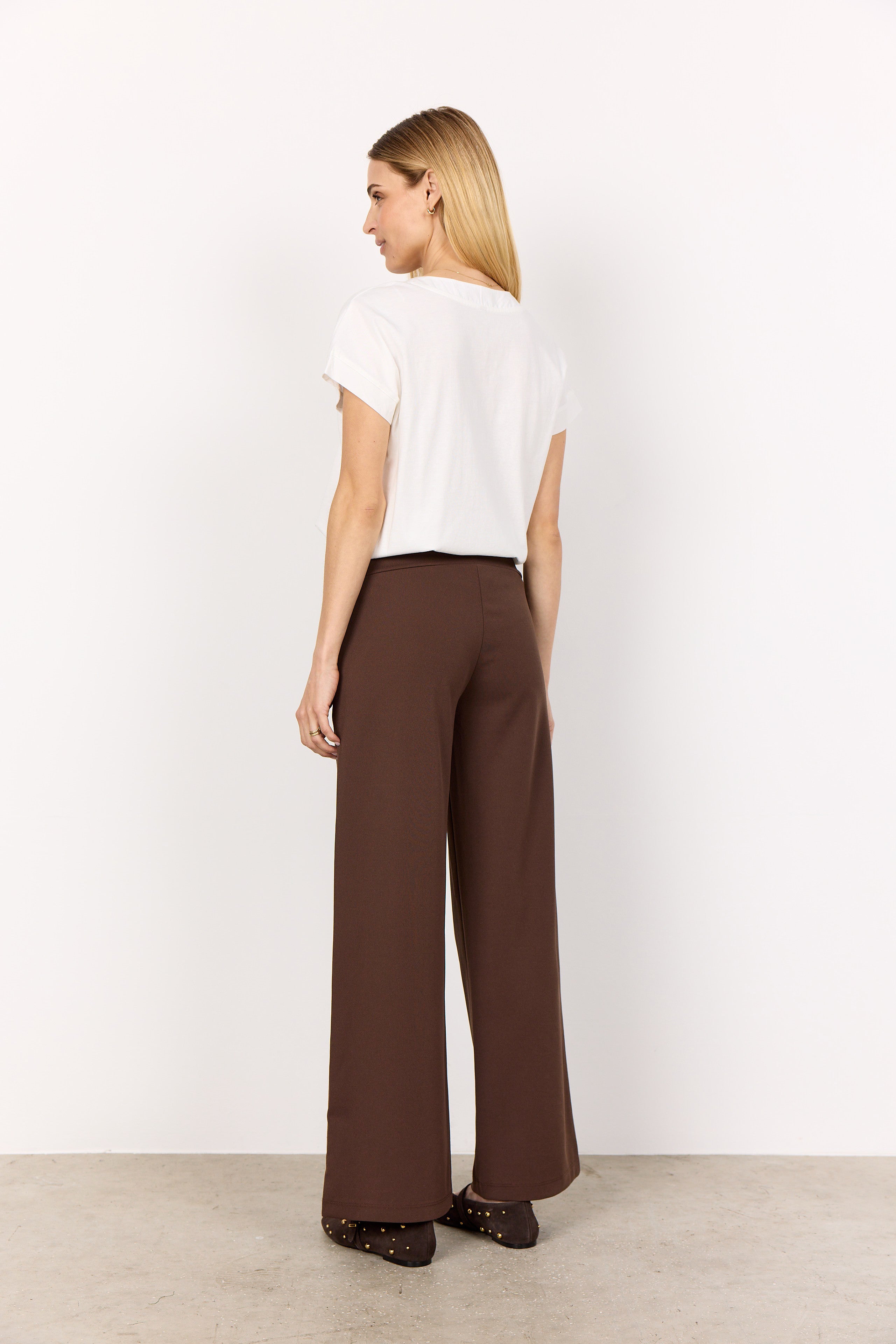 Chocolate Wide Leg Trouser