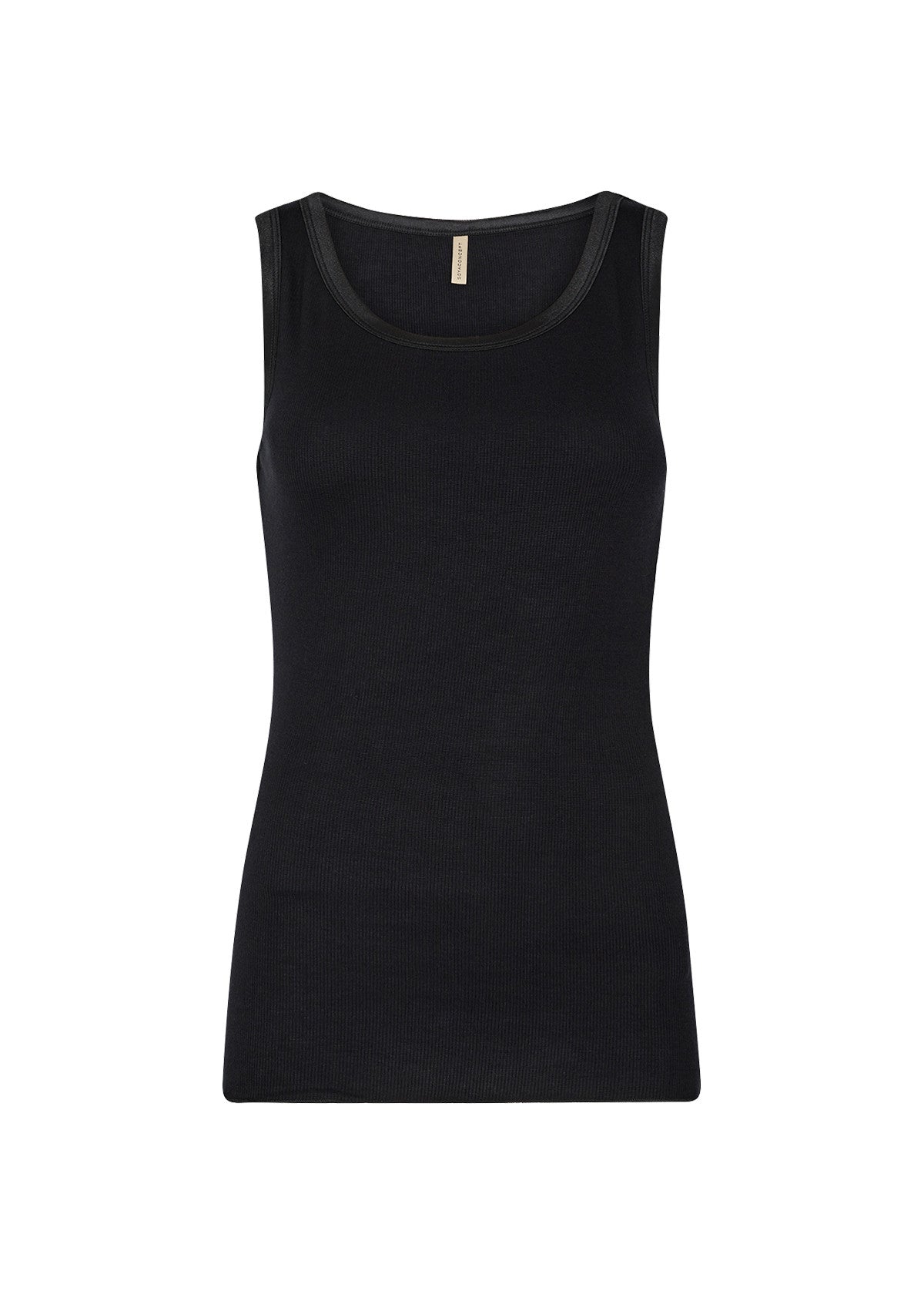Black Vest Top