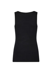 Black Vest Top