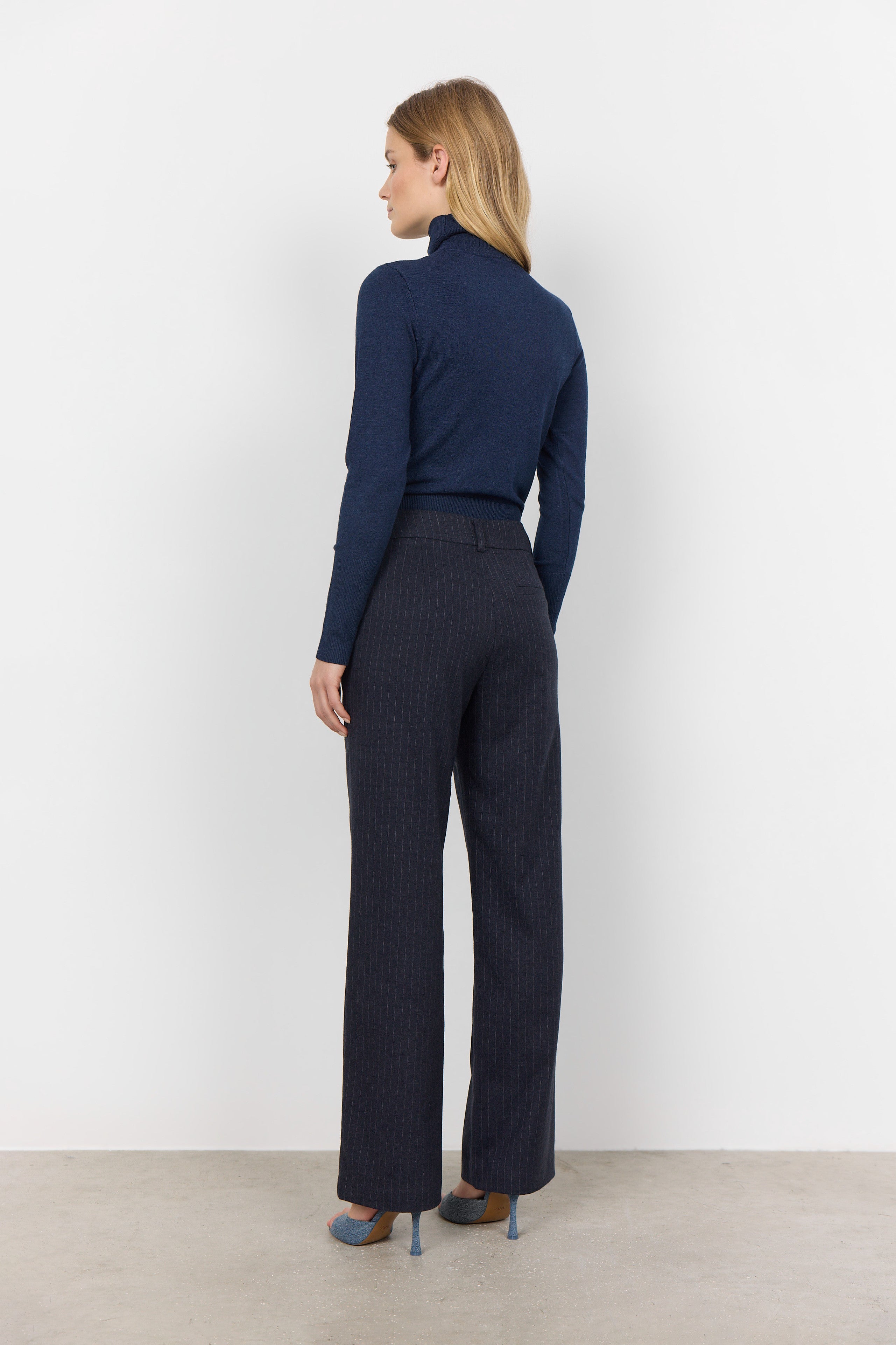 Blue Rollneck Jumper