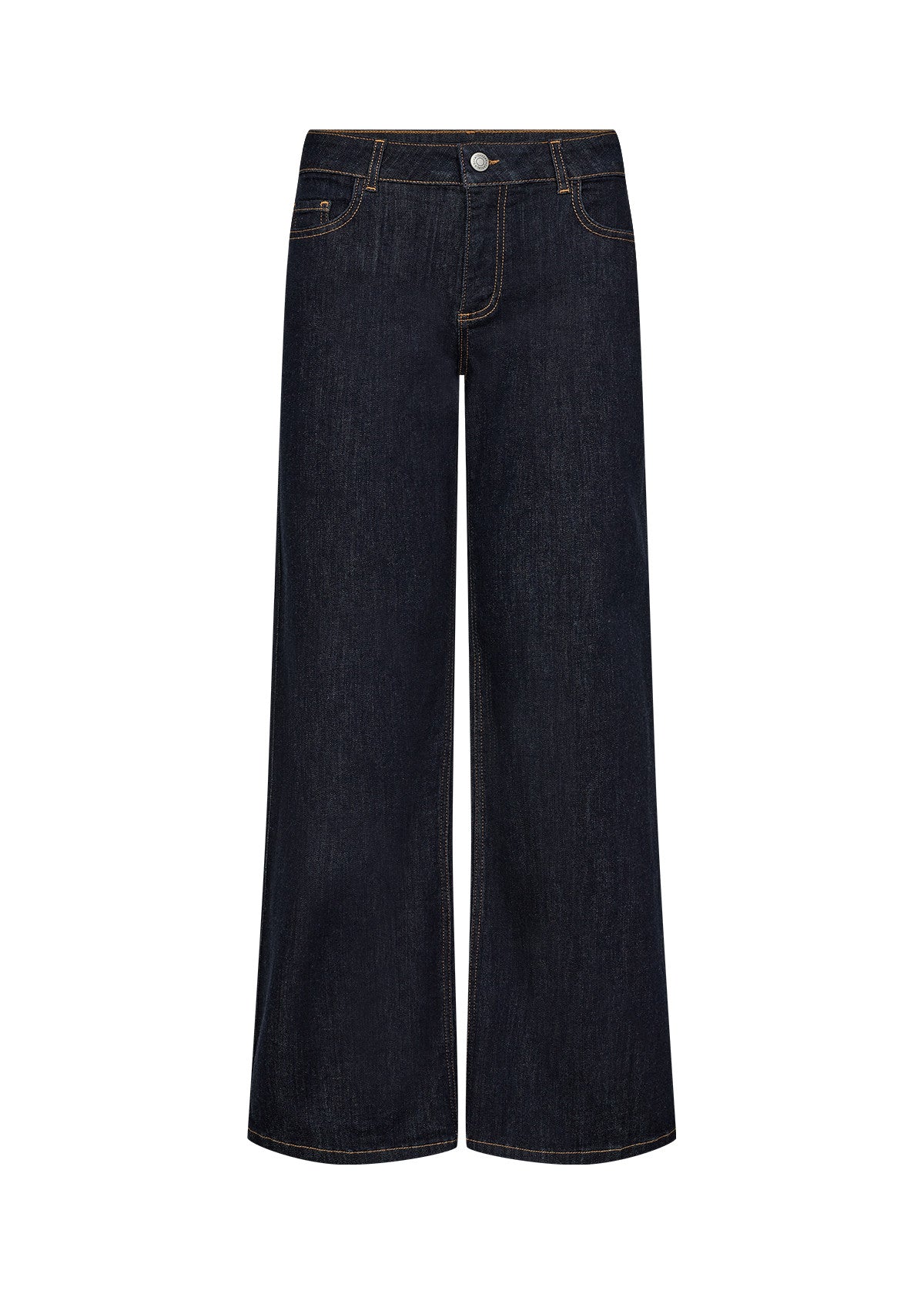 Dark Denim Wide Leg Jeans