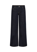 Load image into Gallery viewer, Dark Denim Wide Leg Jeans
