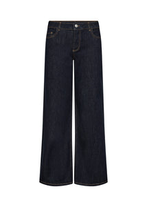 Dark Denim Wide Leg Jeans