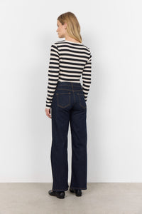 Dark Denim Wide Leg Jeans