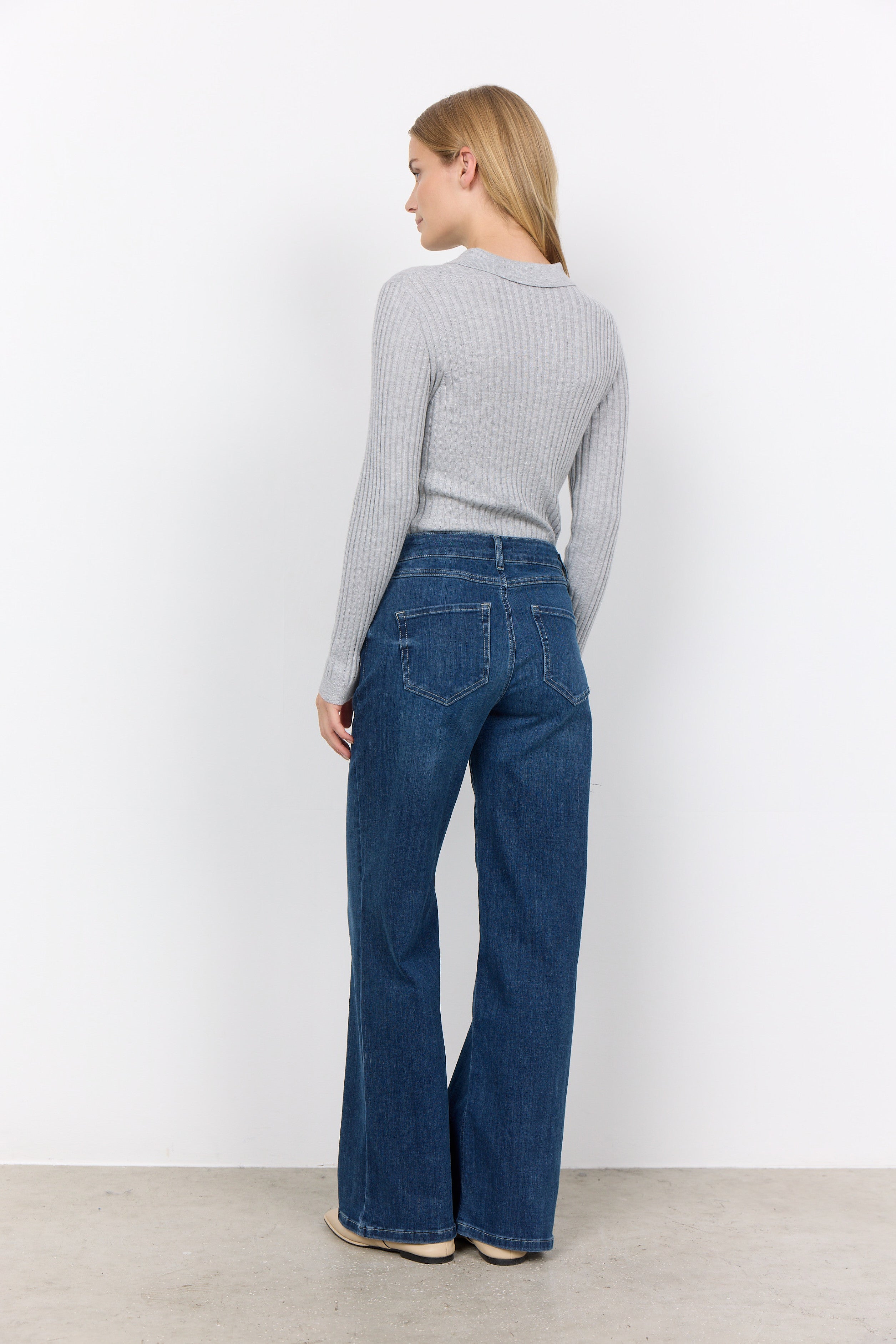 Denim Wide Leg Jeans
