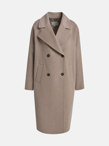 Stone Wool Coat -MINK