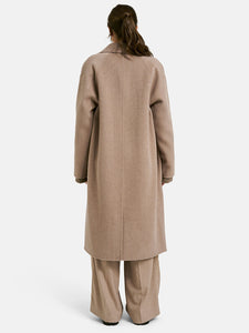 Stone Wool Coat -MINK