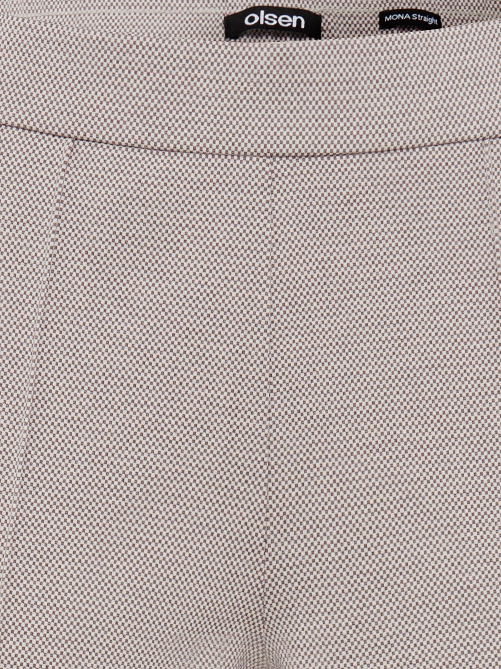 Taupe Mona Straight Trousers