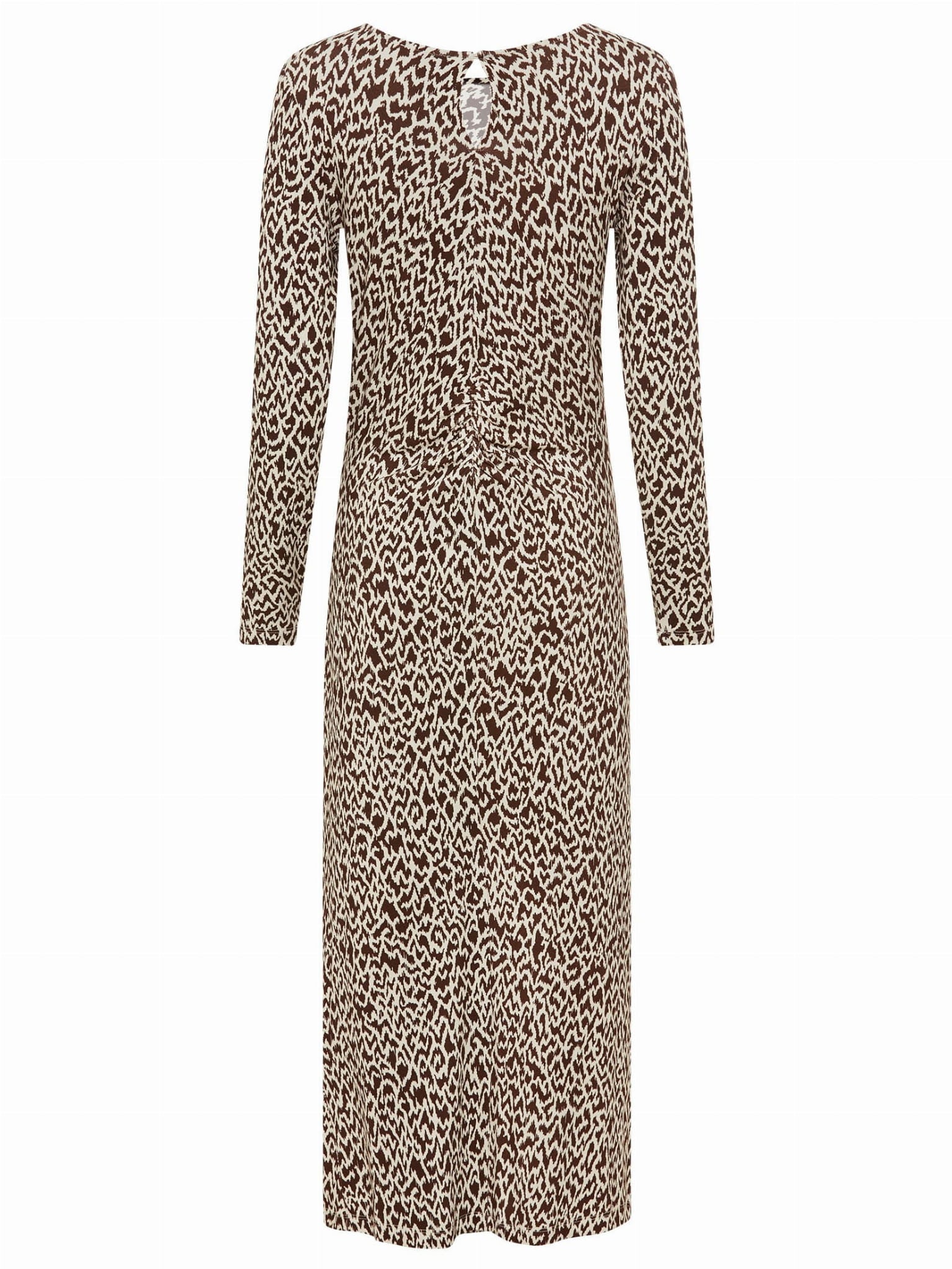 Chocolate Printed Midi Dress