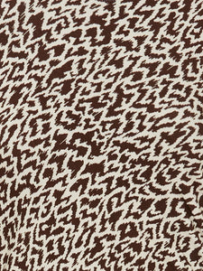 Chocolate Printed Midi Dress