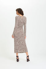 Load image into Gallery viewer, Chocolate Printed Midi Dress
