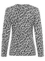Load image into Gallery viewer, Grey Animal Print Top
