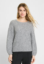 Load image into Gallery viewer, Grey Sequin Shimmer Jumper
