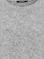 Load image into Gallery viewer, Grey Sequin Shimmer Jumper
