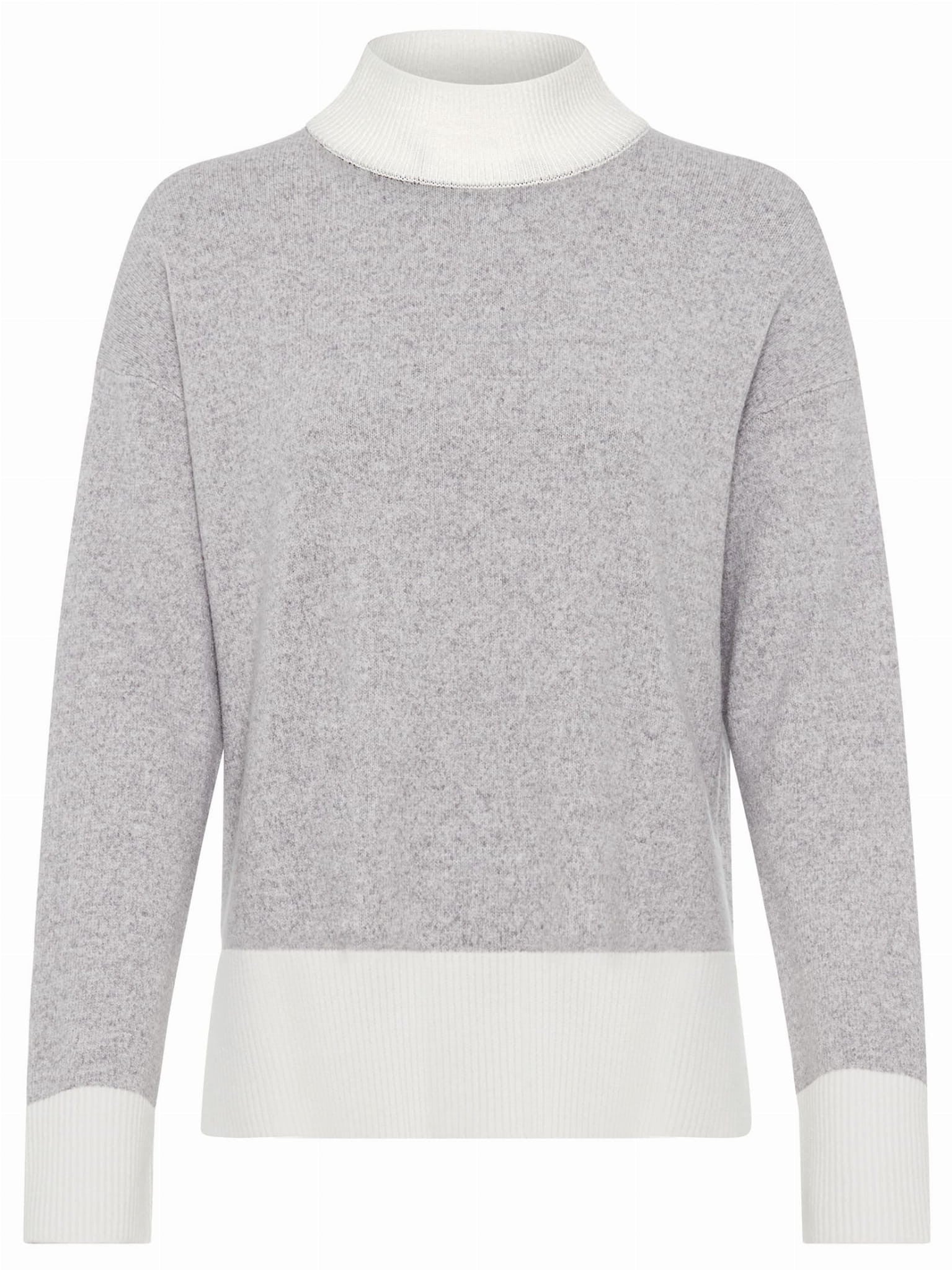 Grey Cora Turtleneck Jumper