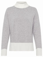 Load image into Gallery viewer, Grey Cora Turtleneck Jumper

