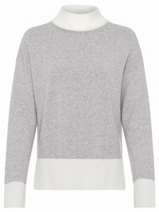 Grey Cora Turtleneck Jumper