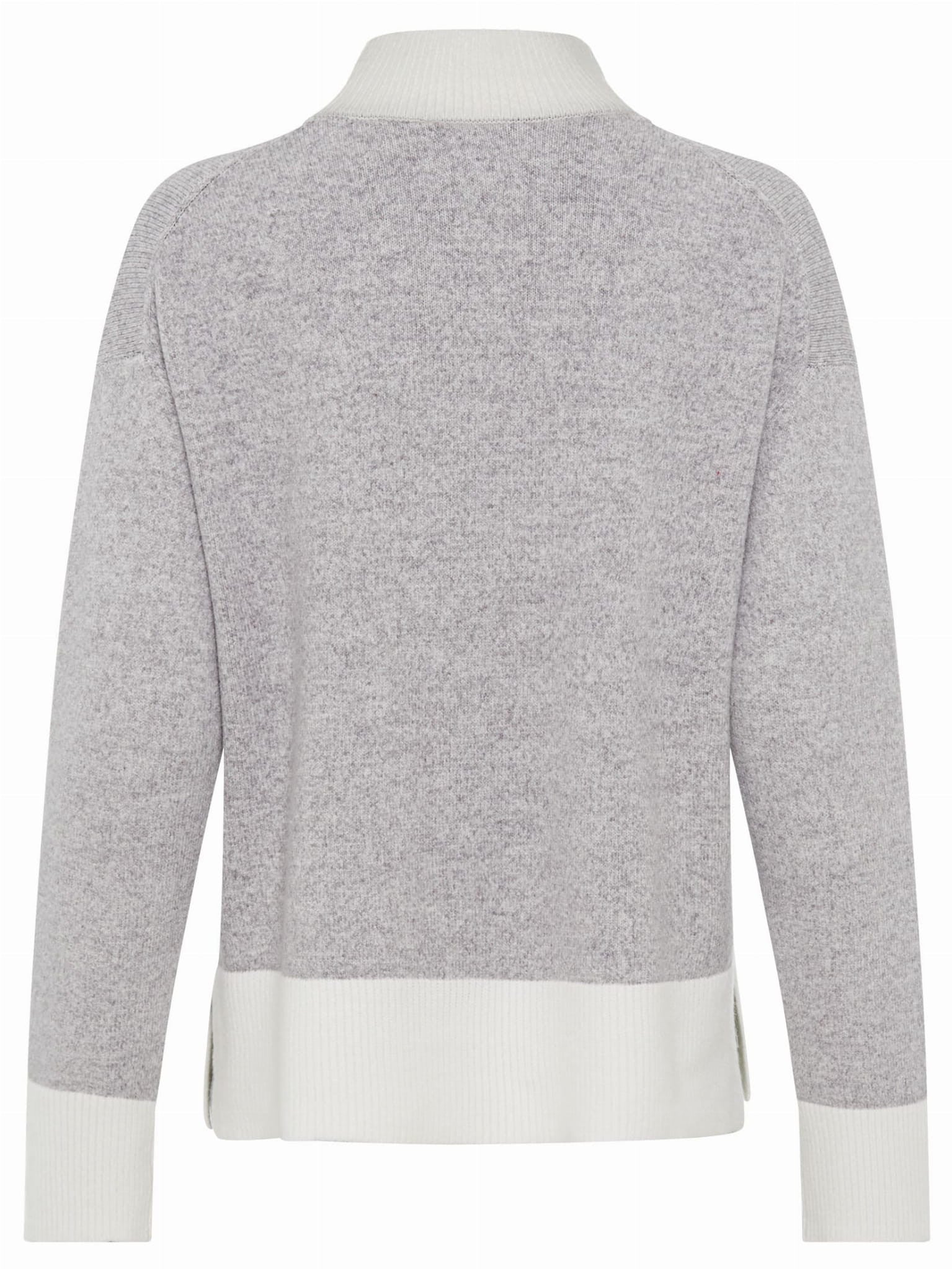 Grey Cora Turtleneck Jumper