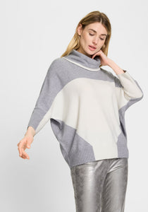 Grey Batwing Jumper