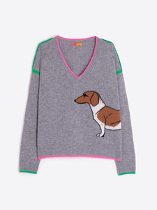 Grey Dachshund Jumper