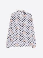 Load image into Gallery viewer, White Star &amp; Leopard Print Shirt
