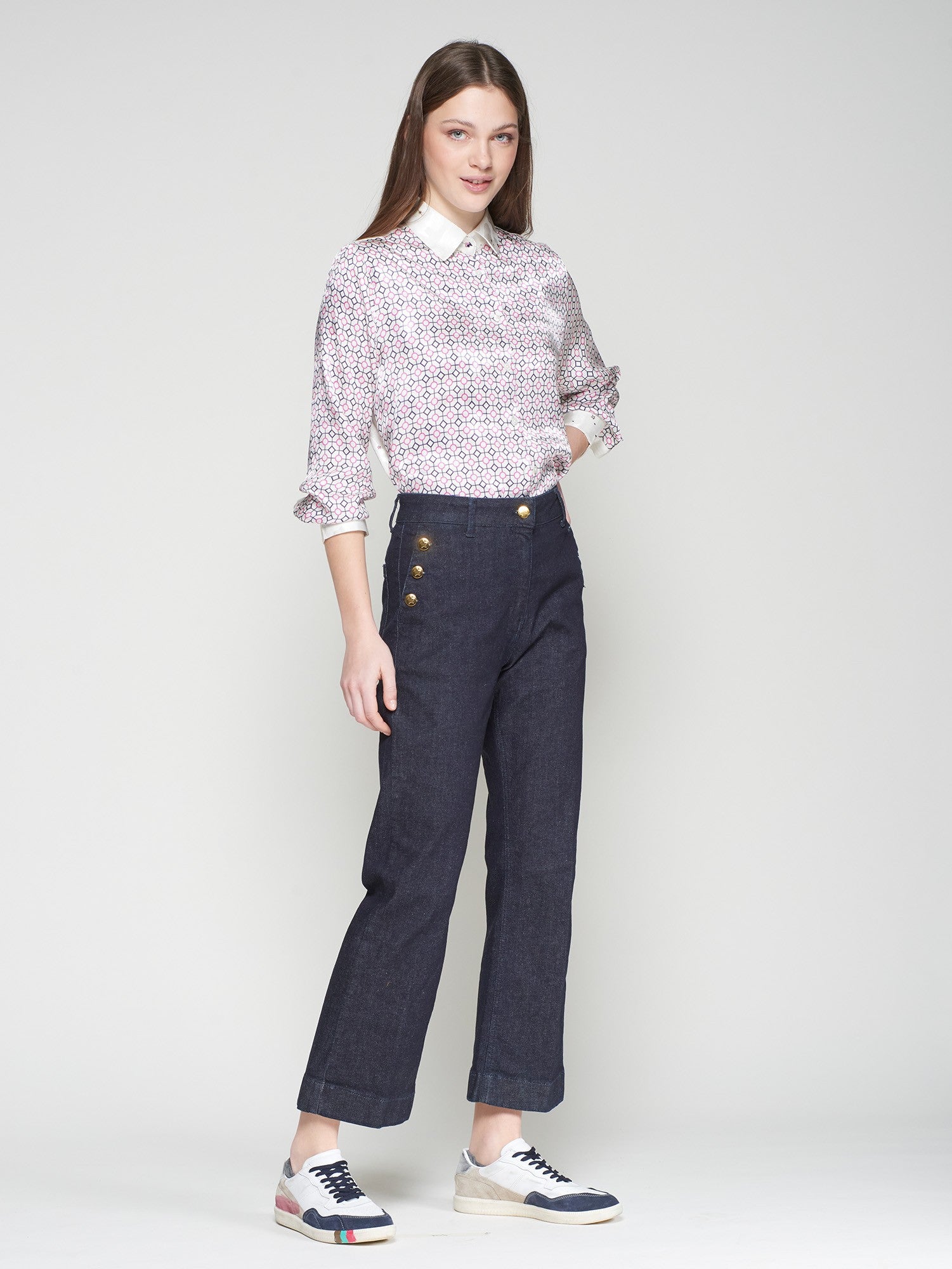 Denim Straight Leg Jean