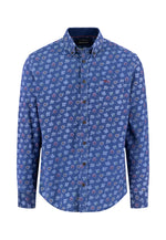 Load image into Gallery viewer, Navy Corduroy Print Shirt
