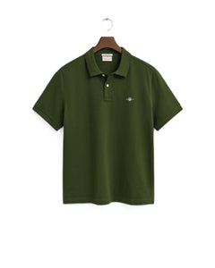 Green Shield Pique Polo Shirt