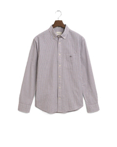Red Micro Check Shirt
