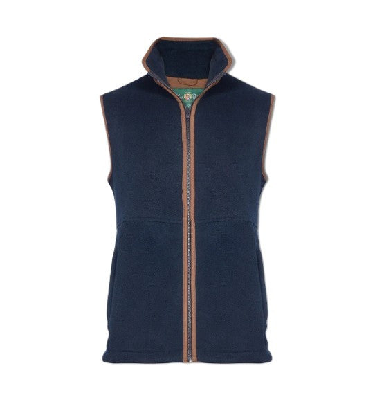 Navy Fleece Gilet