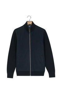 Navy Zip Cardigan