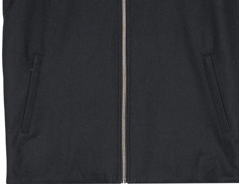 Navy Padded Flannel Gilet