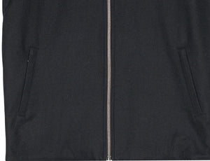 Navy Padded Flannel Gilet
