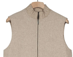 Sand Padded Flannel Gilet