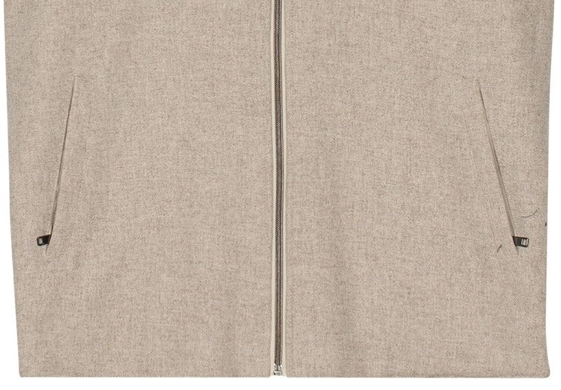 Sand Padded Flannel Gilet