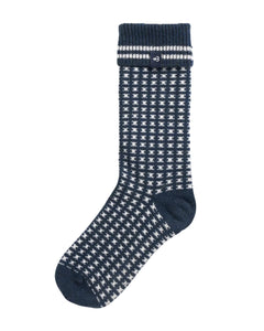 Navy Malung Wool Socks