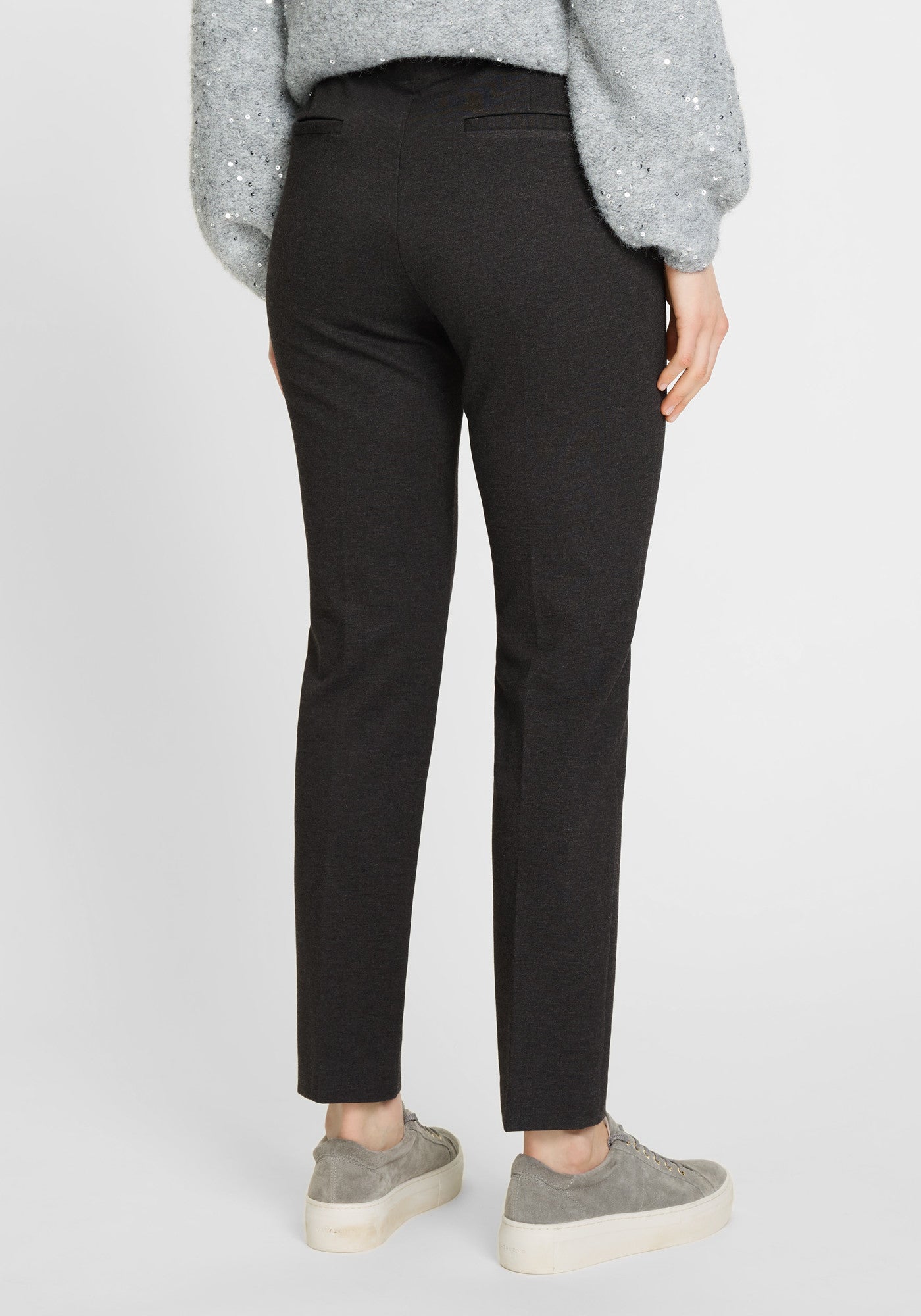 Grey Pia Slim Trousers