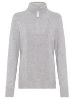 Load image into Gallery viewer, Grey Quarter Zip Jumper
