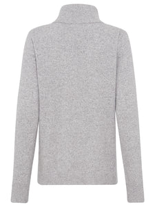 Grey Quarter Zip Jumper