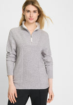 Load image into Gallery viewer, Grey Quarter Zip Jumper
