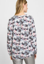 Load image into Gallery viewer, Grey Printed Blouse
