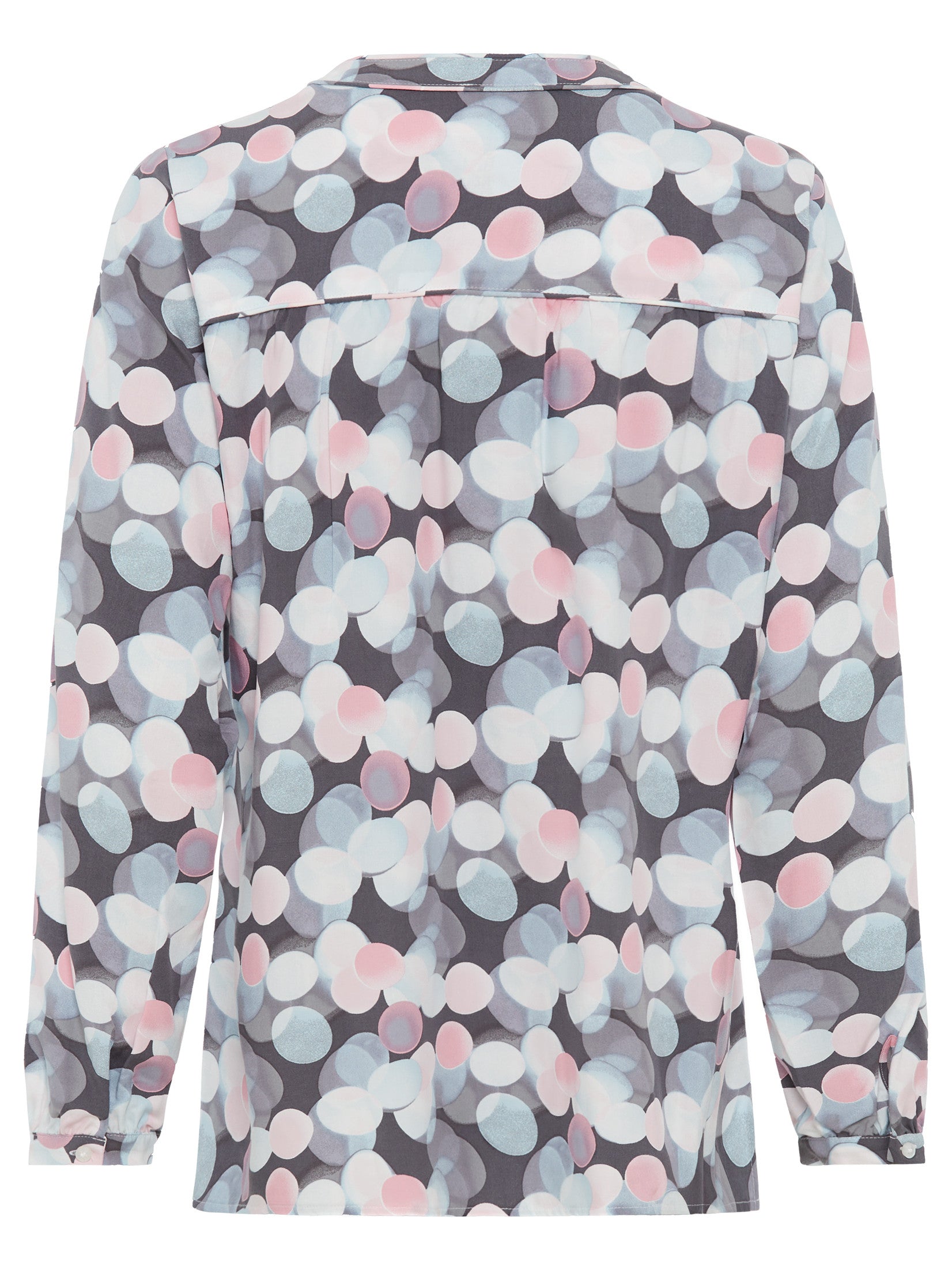 Grey Printed Blouse