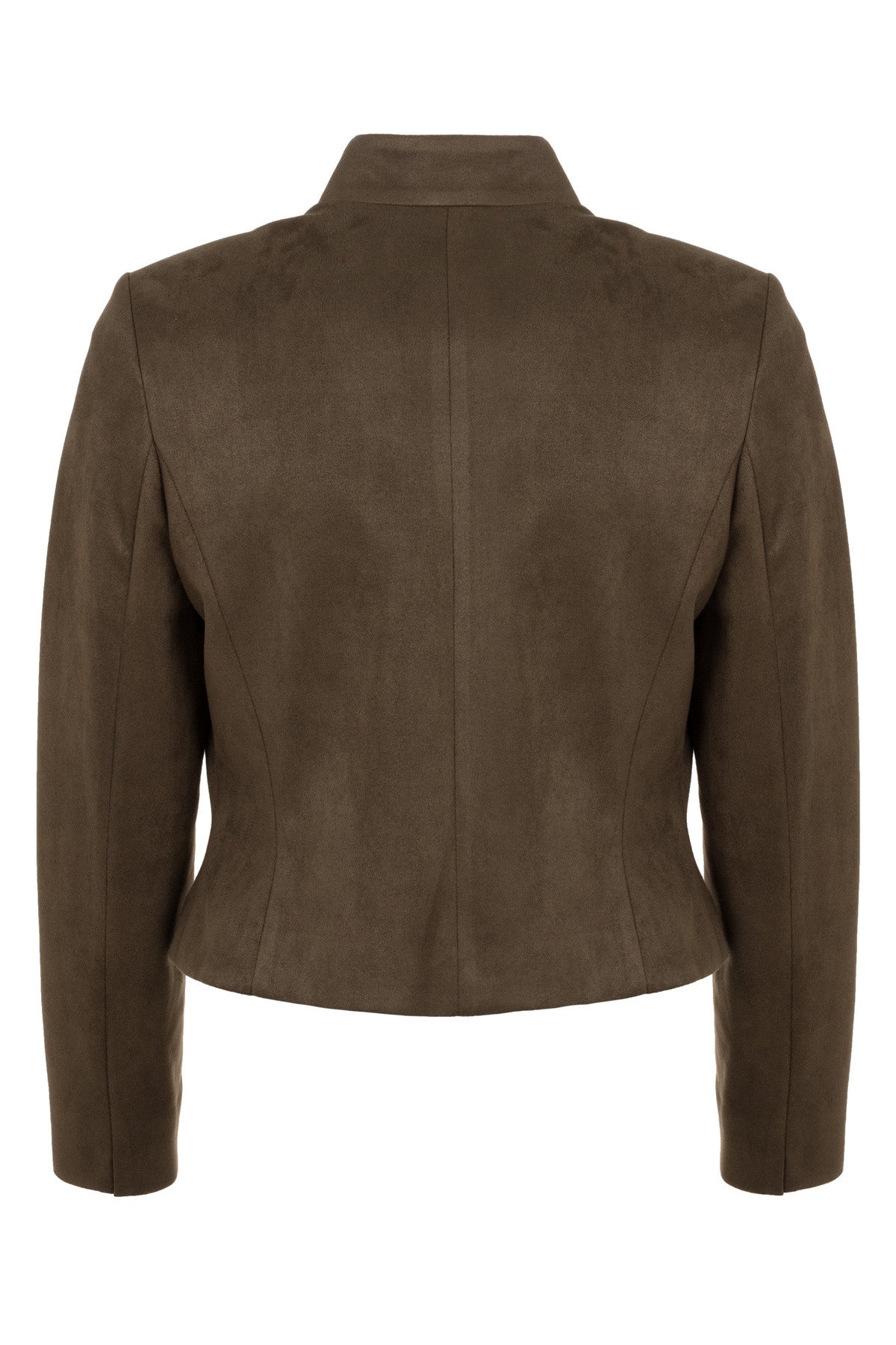Chocolate Suedette Jacket